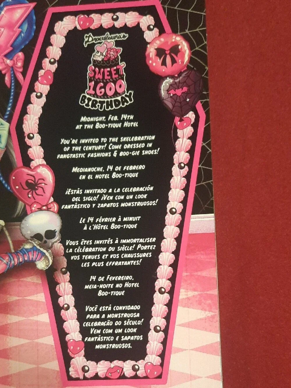 Monster High Cupid Asteria Scary Sweet Birthday New In Box